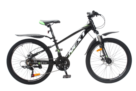 24 CrossBike Next чорно-зелений (11)