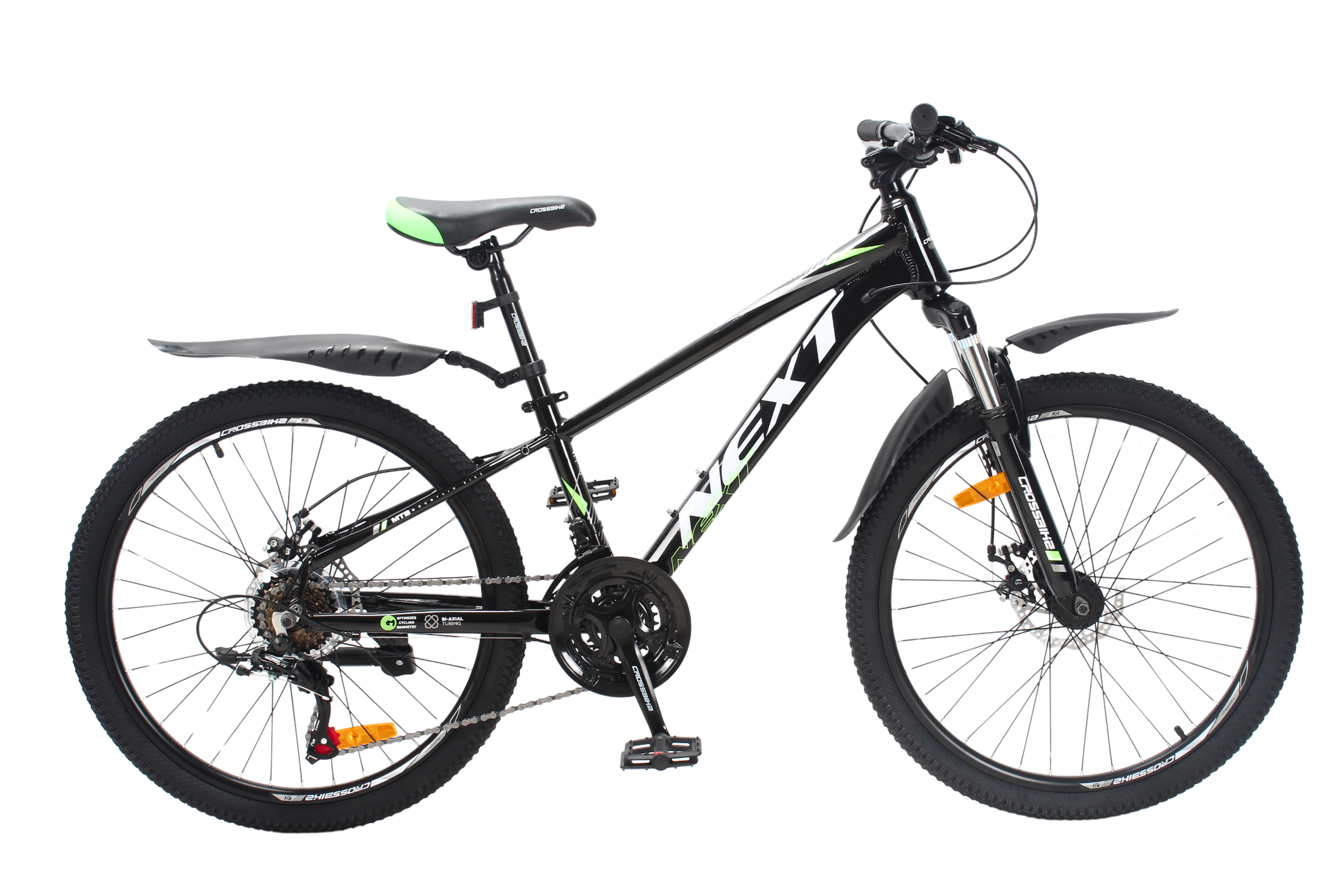 24 CrossBike Next чорно-зелений (11)
