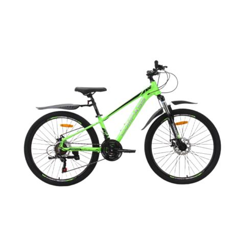 26 CrossBike чорний-зелений (12.5)