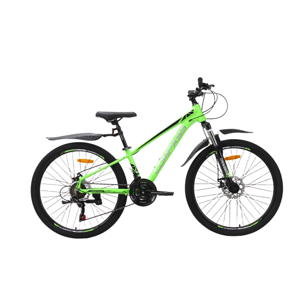 26 CrossBike чорний-зелений (12.5)