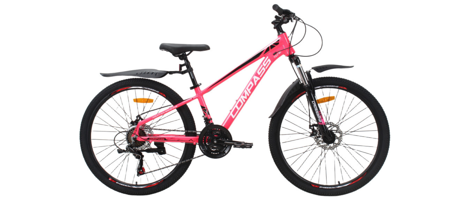 26 CrossBike Compass чорний-рожевий (12.5)