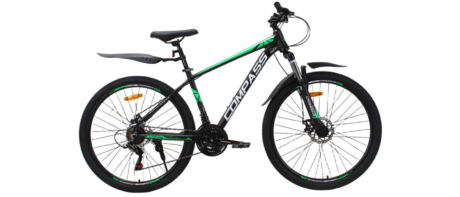 27.5 CrossBike Compass чорний-зелений (17)
