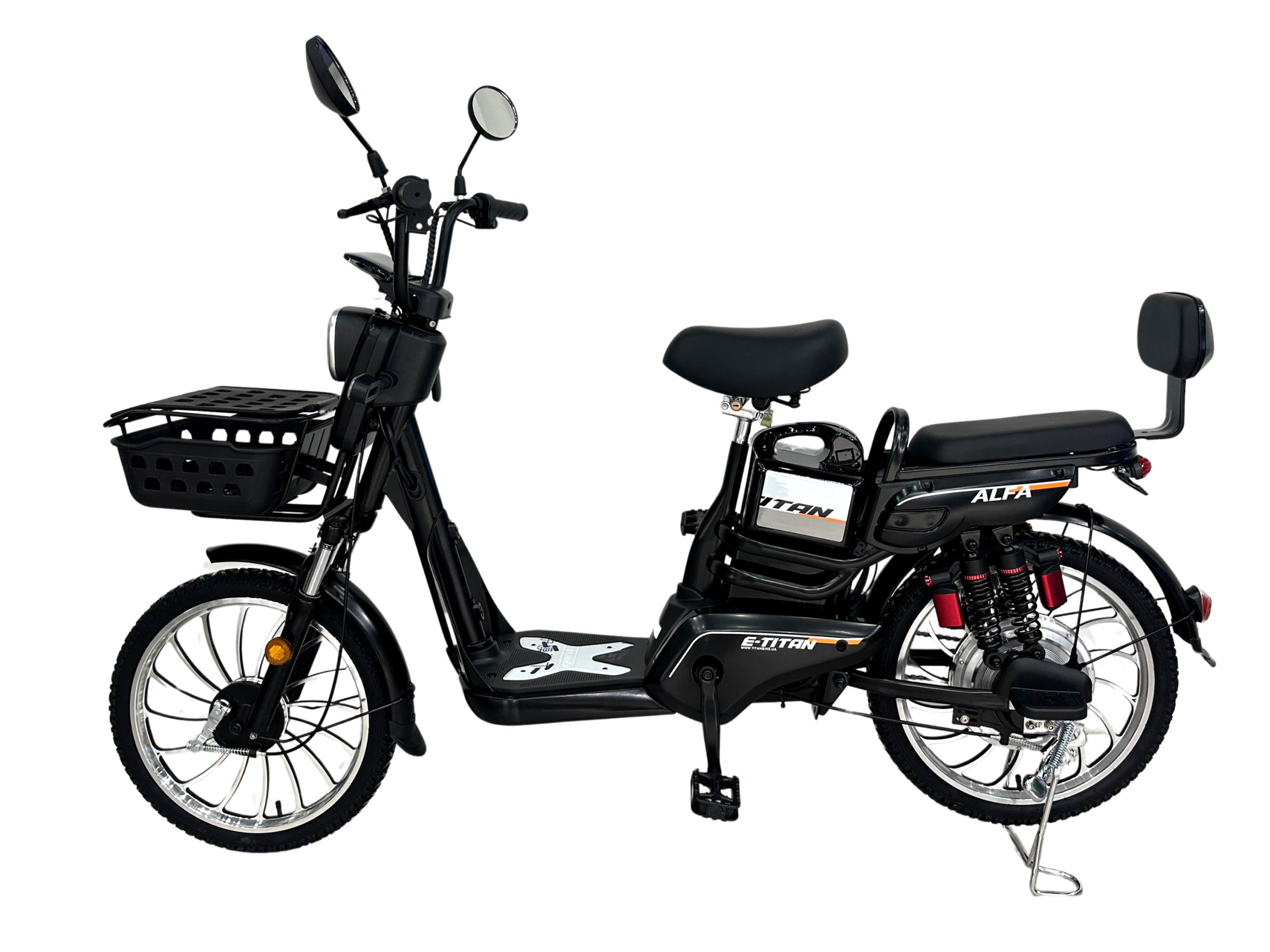20 Titan Alfa чорний, 700W, 48V 12Ah