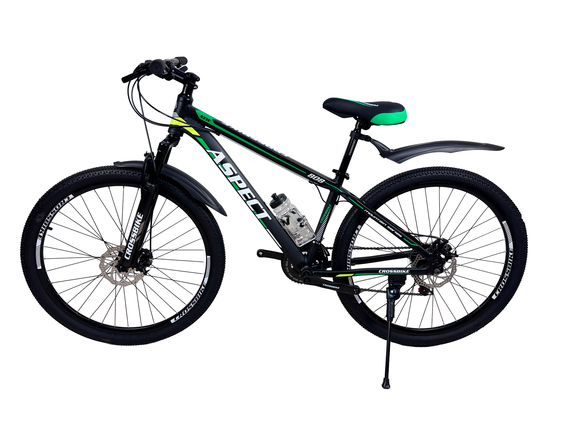 27.5 CrossBike Aspect чорний-зелений (15)