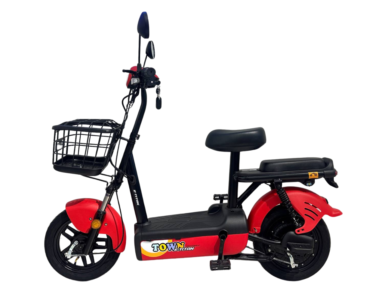 10 Titan Town червоний, 500W, 48V 12Ah