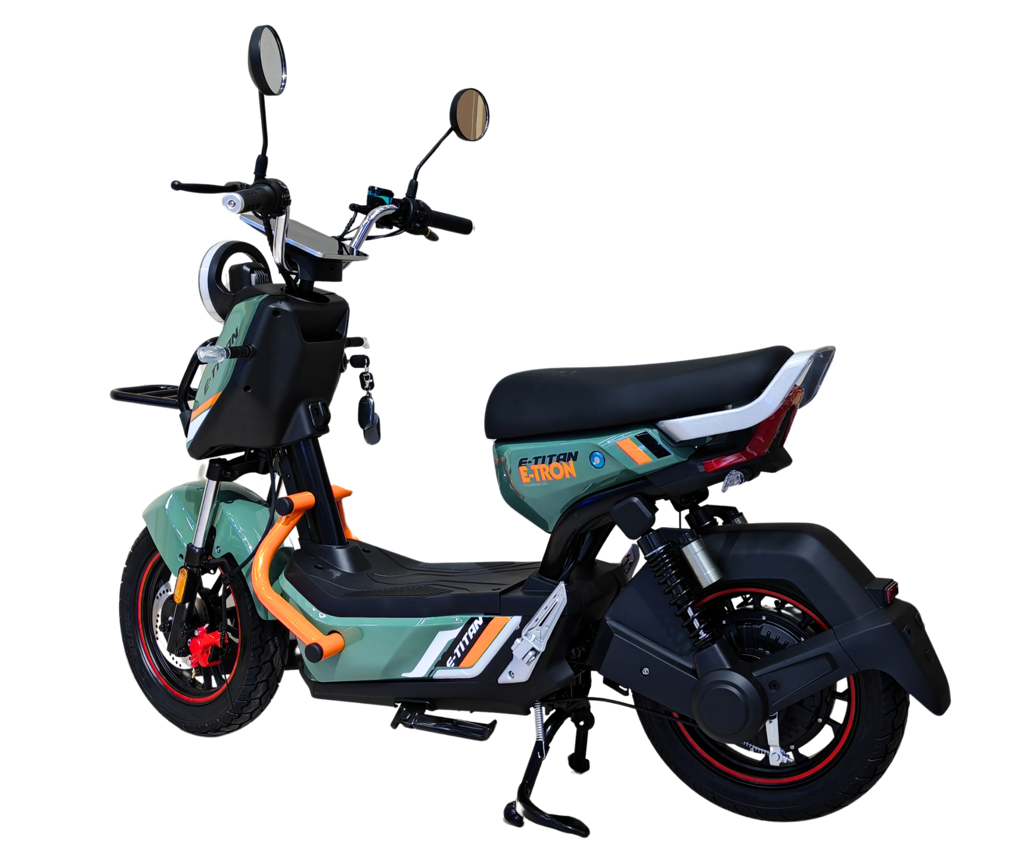 12 Е-Titan E-tron чорний-зелений, 1000W, 48V 20AH