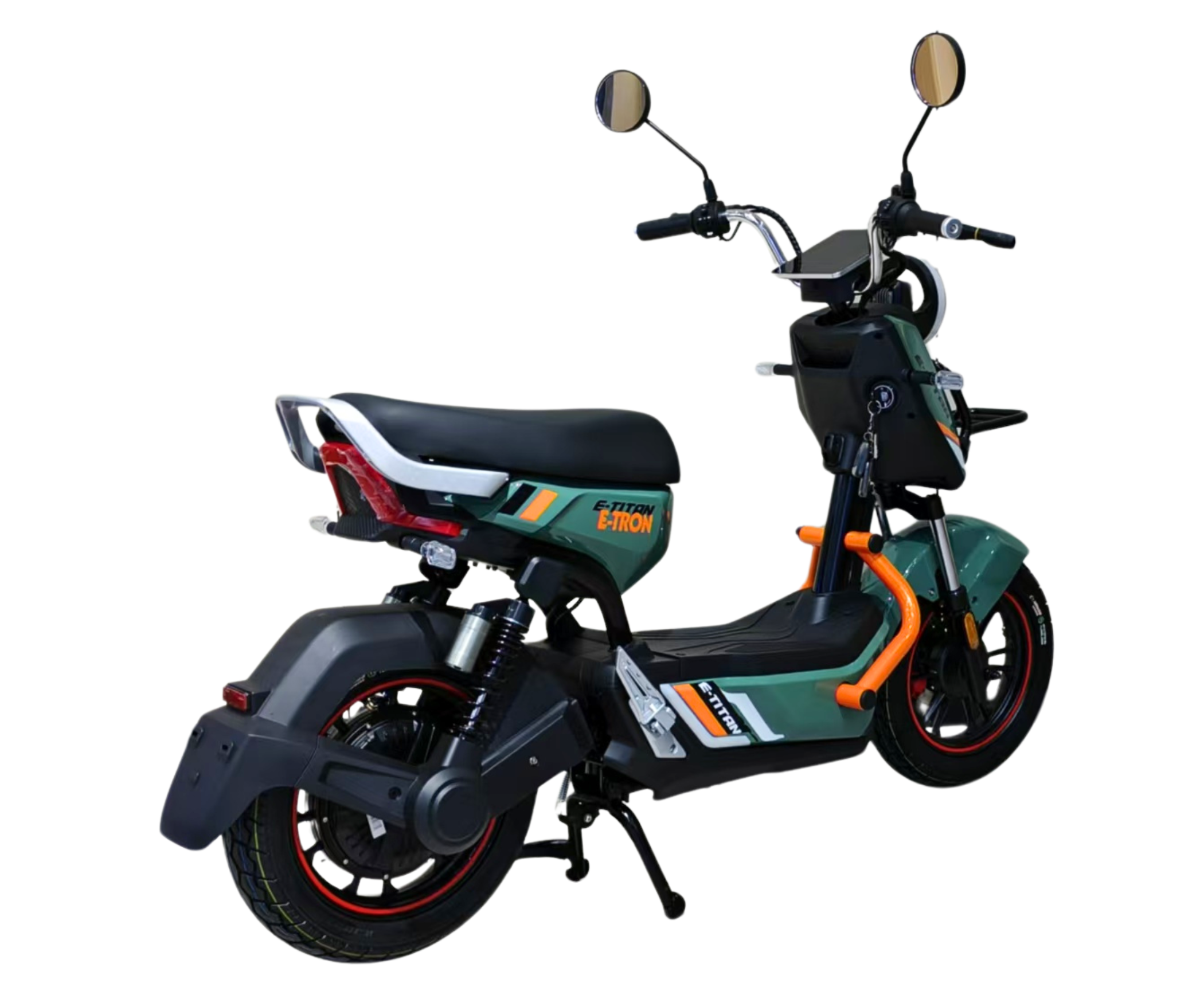 12 Е-Titan E-tron чорний-зелений, 1000W, 48V 20AH