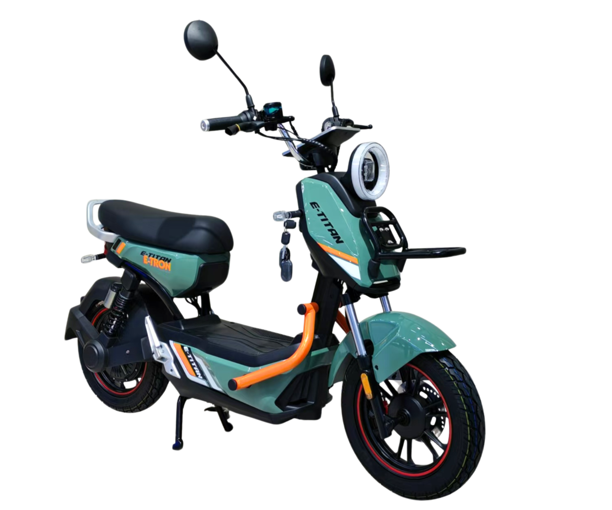 12 Е-Titan E-tron чорний-зелений, 1000W, 48V 20AH