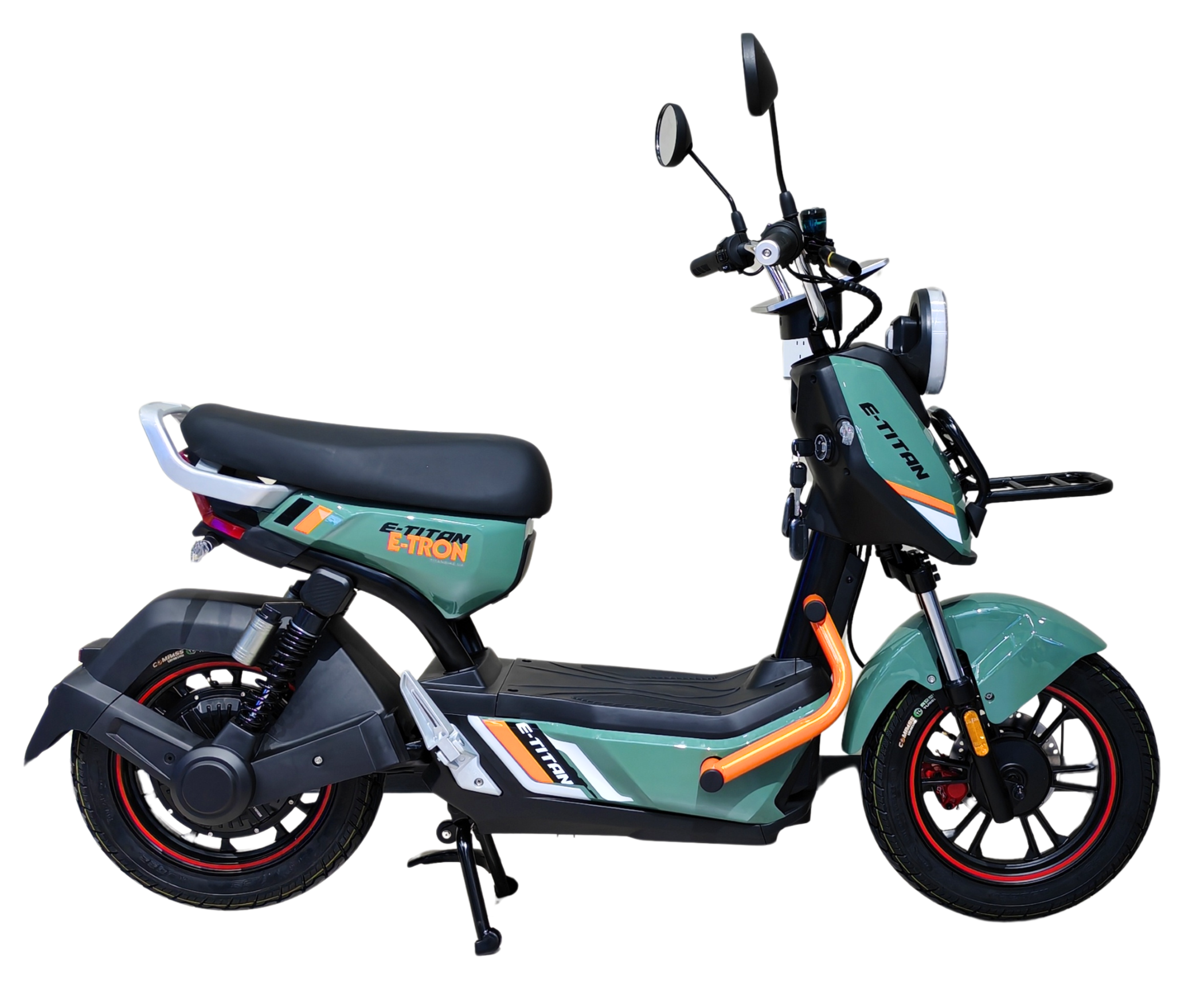12 Е-Titan E-tron чорний-зелений, 1000W, 48V 20AH