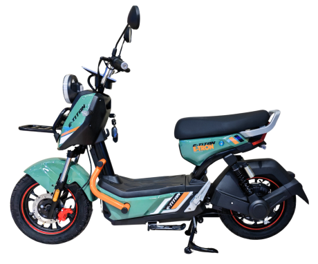 12 Е-Titan E-tron чорний-зелений, 1000W, 72V 20АH