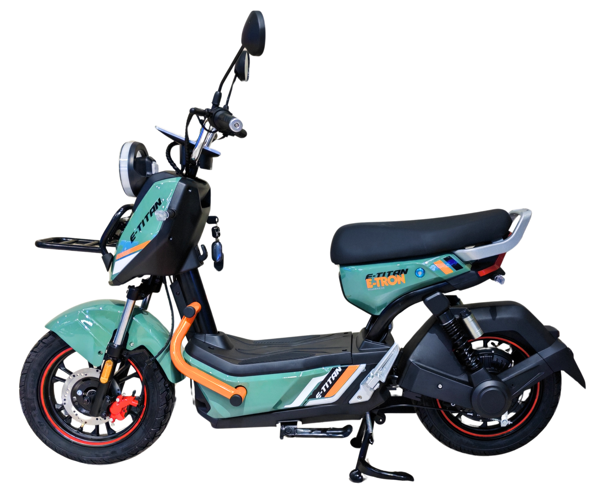 12 Е-Titan E-tron чорний-зелений, 1000W, 72V 20АH