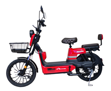 20 Е-Titan Master чорний-червоний, 1000W, 48V 20AH