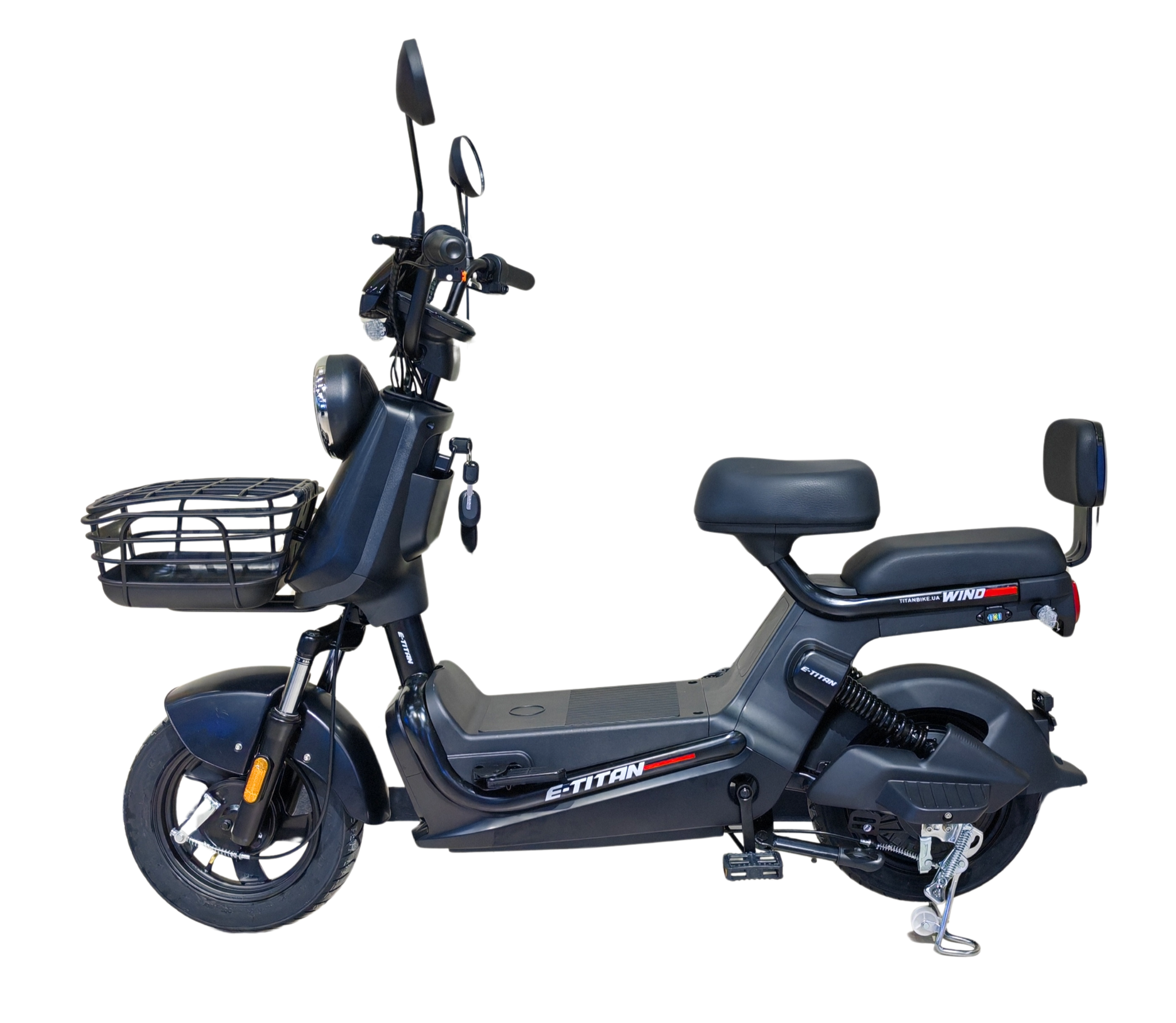 14 Е-Titan WIND чорний, 1000W, 72V 20АH