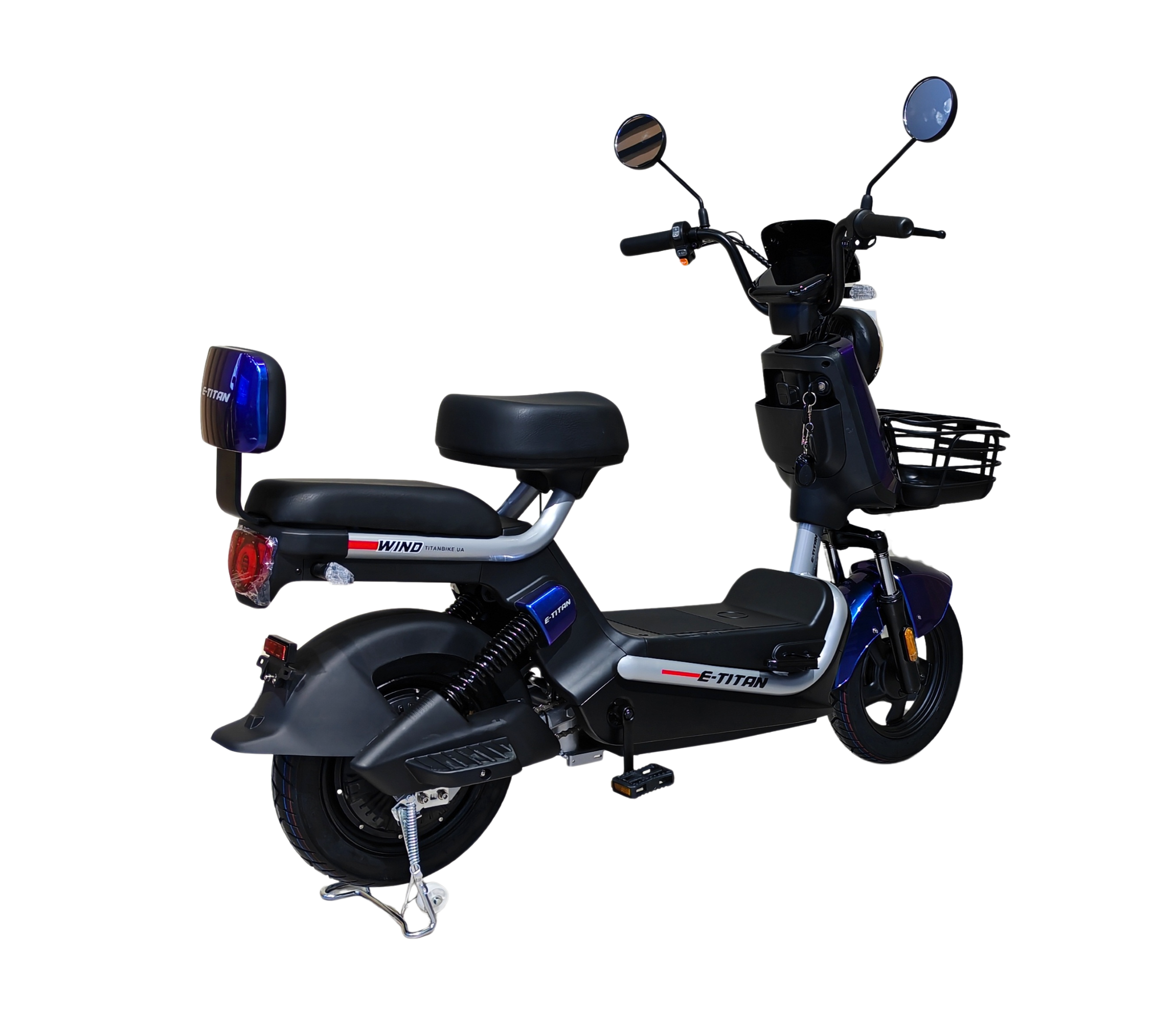 14 Е-Titan WIND чорний-синій, 1000W, 72V 20АH