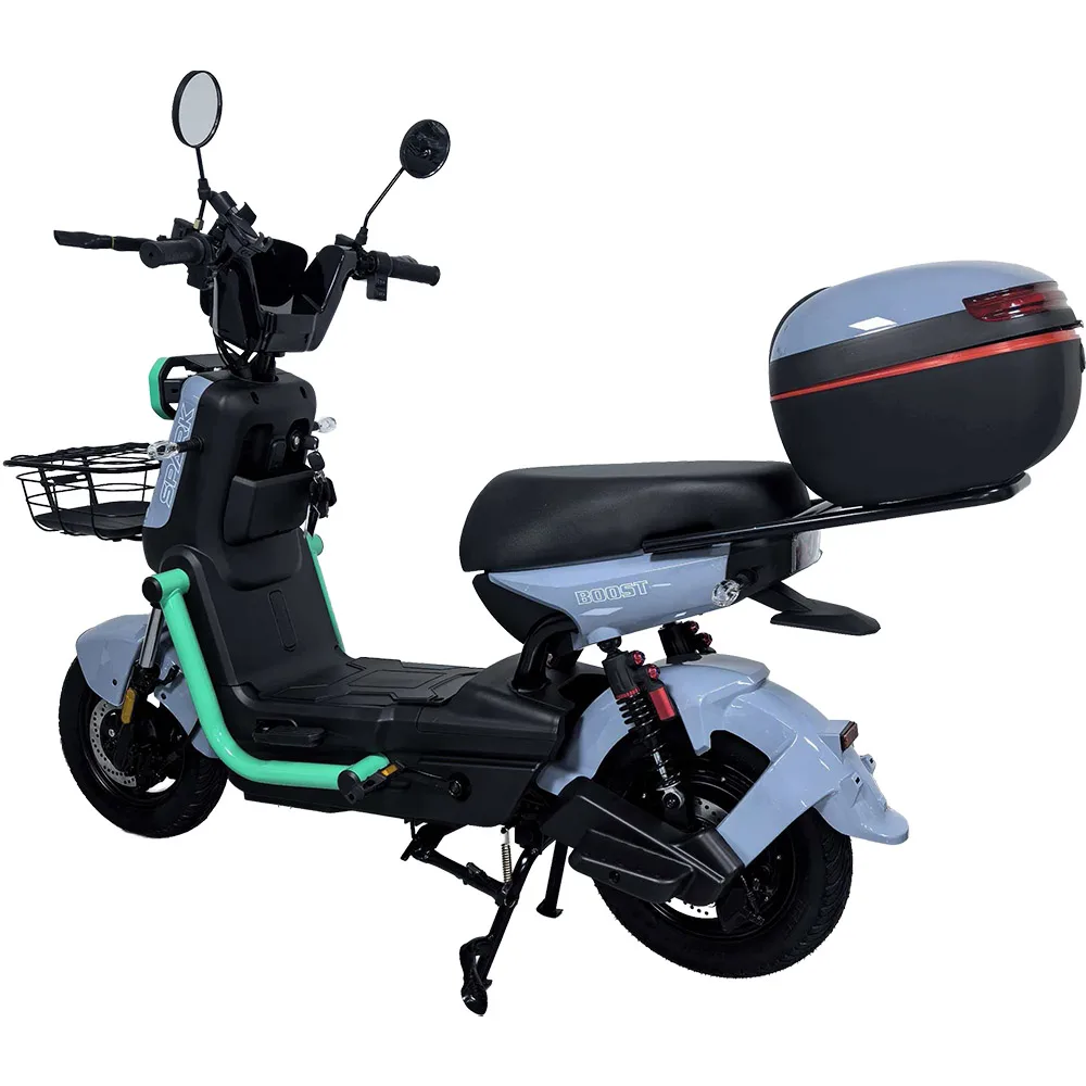 Spark Boost сірий з бірюзовим, 72V/1200W/25Ah