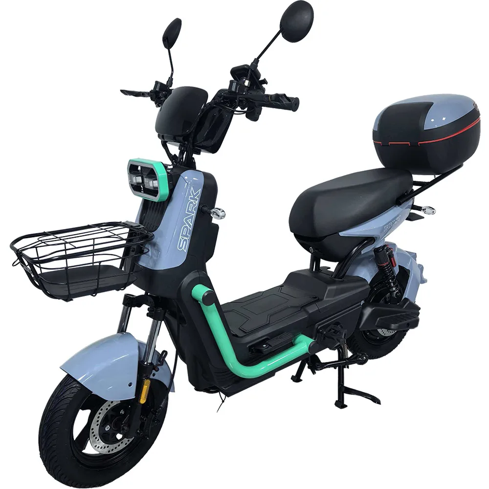 Spark Boost сірий з бірюзовим, 72V/1200W/25Ah