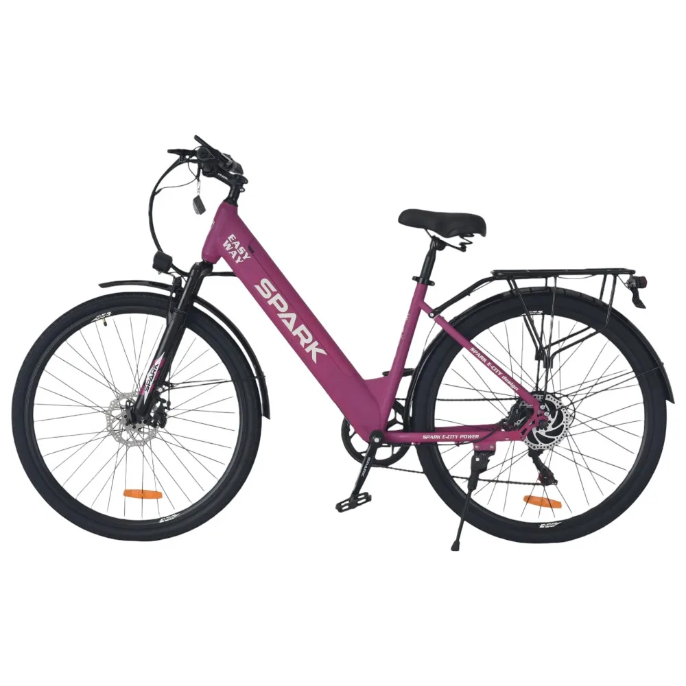 Spark E-City Easy Way фіолетовий матовий, 48V/500W/12,5Ah (18)
