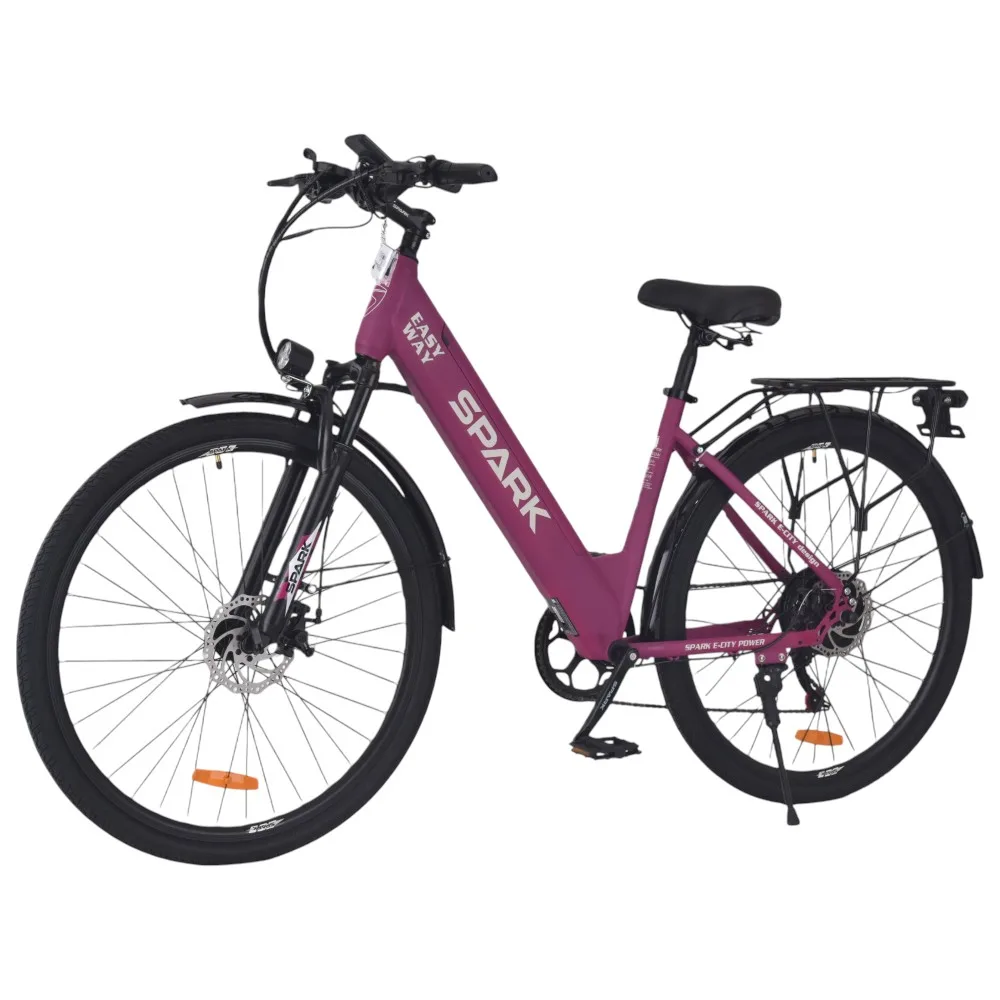 Spark E-City Easy Way фіолетовий матовий, 48V/500W/12,5Ah (18)