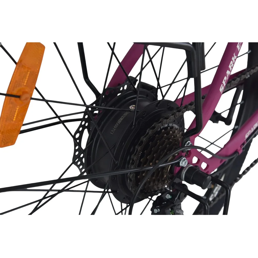 Spark E-City Easy Way фіолетовий матовий, 48V/500W/12,5Ah (18)