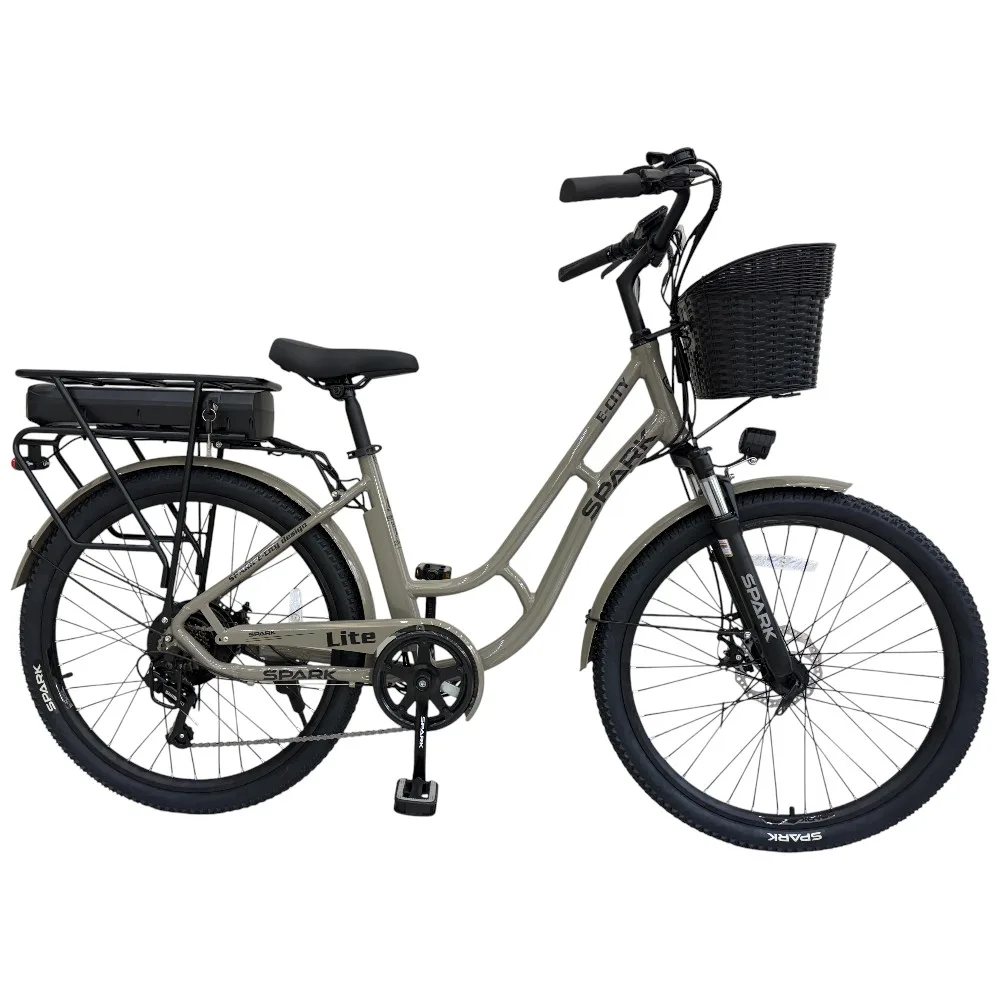 Spark E-City Lite сірий, 48V/500W/12,8Ah (17)