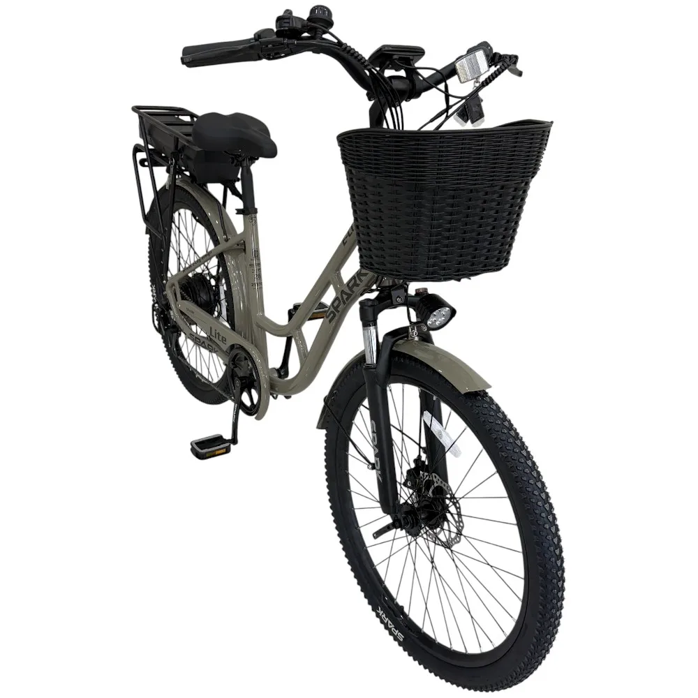 Spark E-City Lite сірий, 48V/500W/12,8Ah (17)