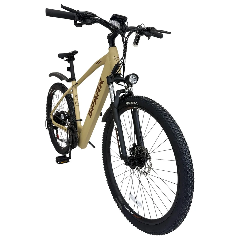 Spark E-Mtb Ghost бежевий (м), 48V/500W/12,8Ah (15)