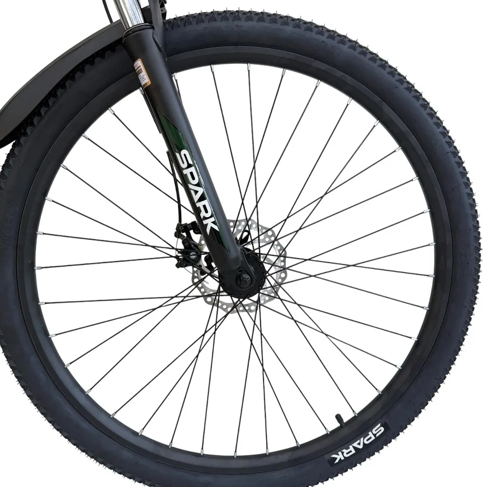 Spark E-Mtb Ghost темно-зелений, 48V/500W/12,8Ah (17)