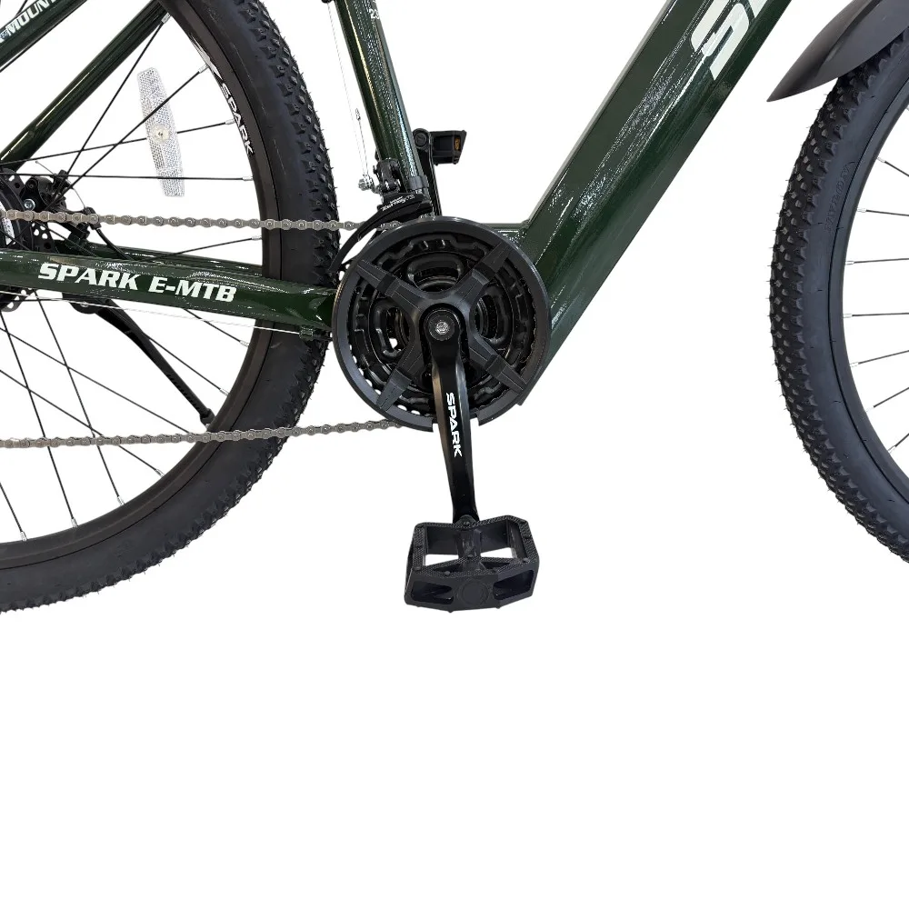Spark E-Mtb Ghost темно-зелений, 48V/500W/12,8Ah (17)