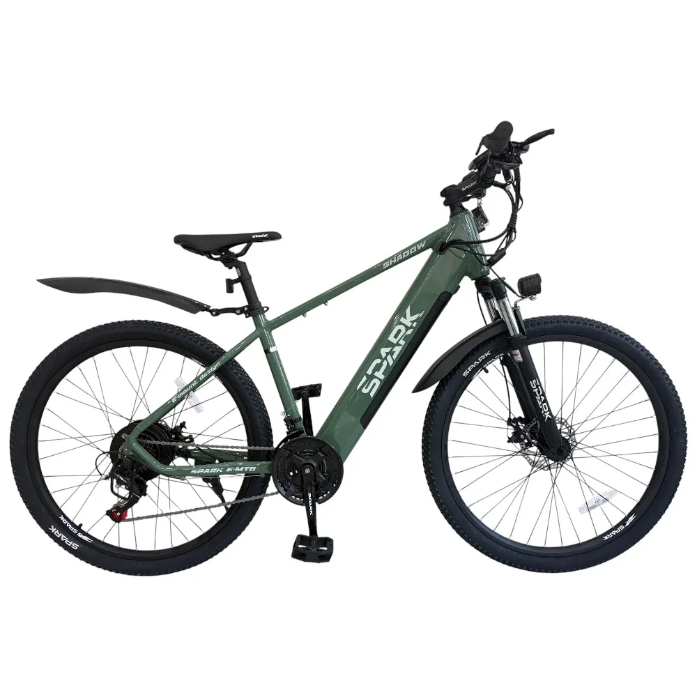Spark E-Mtb Shadow темно-зелений, 48V/500W/12,8Ah (15)