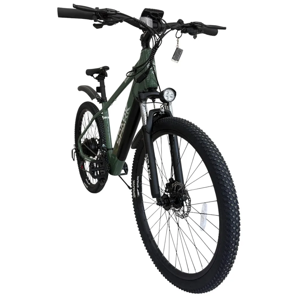 Spark E-Mtb Shadow темно-зелений, 48V/500W/12,8Ah (15)