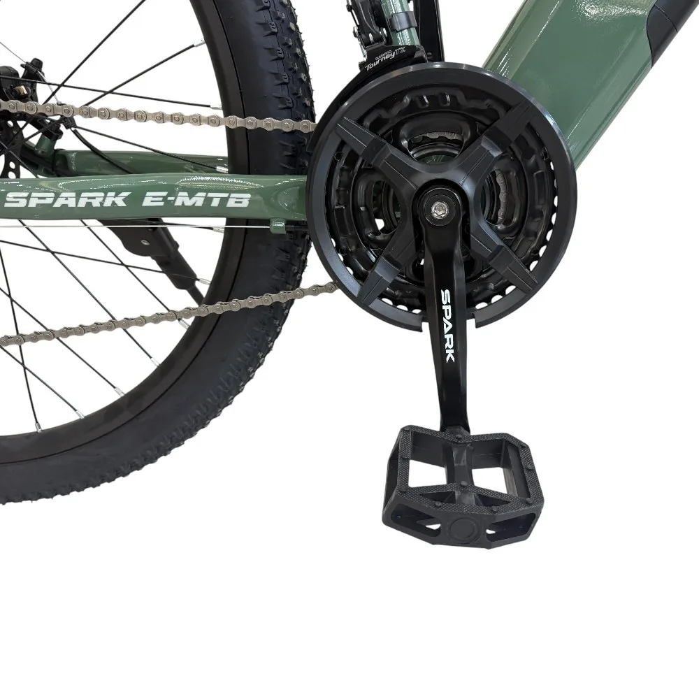 Spark E-Mtb Shadow темно-зелений, 48V/500W/12,8Ah (15)