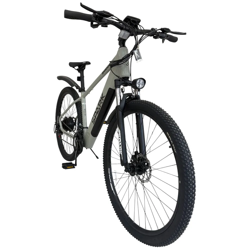 Spark E-Mtb Shadow сірий, 48V/500W/12,8Ah (17)